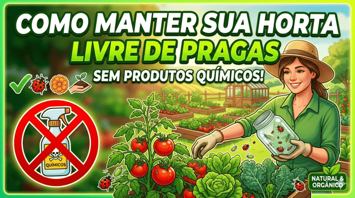 Como manter sua horta livre de pragas sem produtos químicos