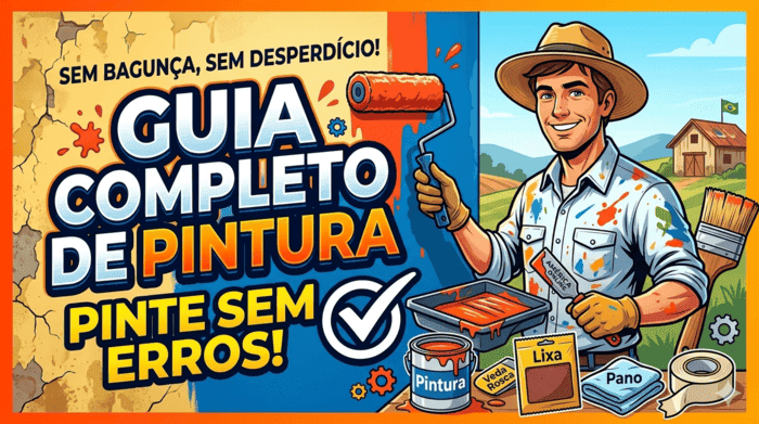 Guia Completo de Pintura: O que você precisa saber para pintar sem erros