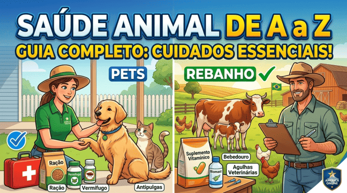 Saúde Animal de A a Z: O Guia de Cuidados Essenciais para seu Pet e Rebanho