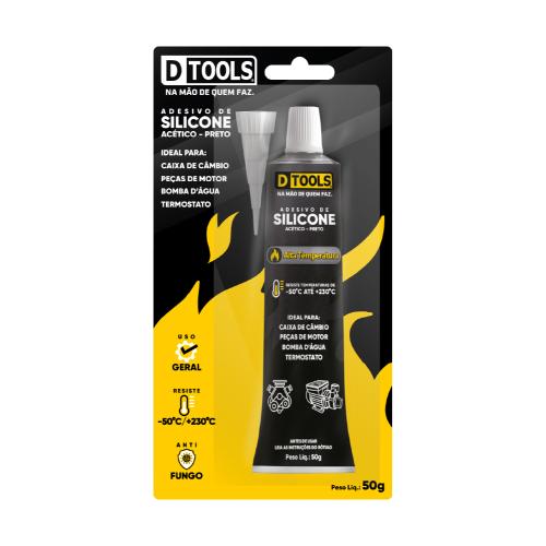 Adesivo silicone bisnaga 50g DTools