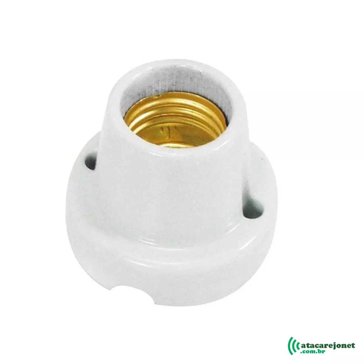 Bocal de Porcelana Fixo para Teto Foxlux