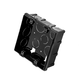 Caixa De Luz 4X4 Plástica Preta Mondiale