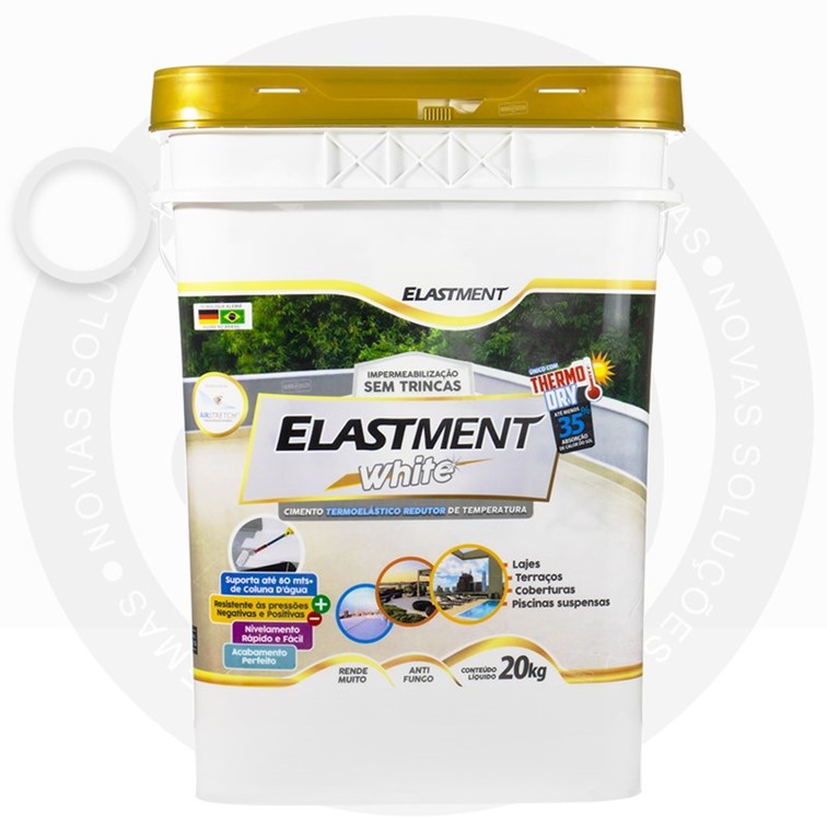 IMPERMEABILIZANTE REDUTOR DE TEMPERATURA ELASTMENT WHITE 20KG